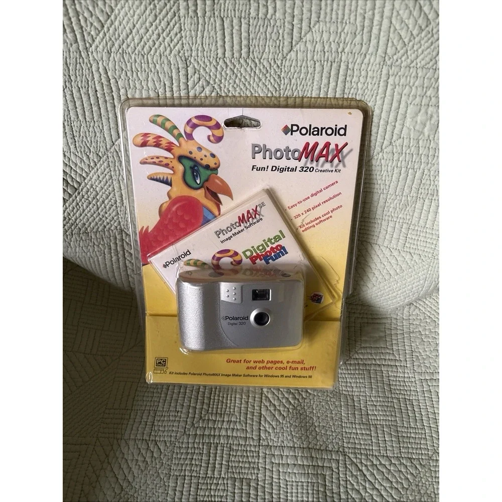 Vintage Polaroid PhotoMAX Digital 320 Camera Kit NEW Sealed